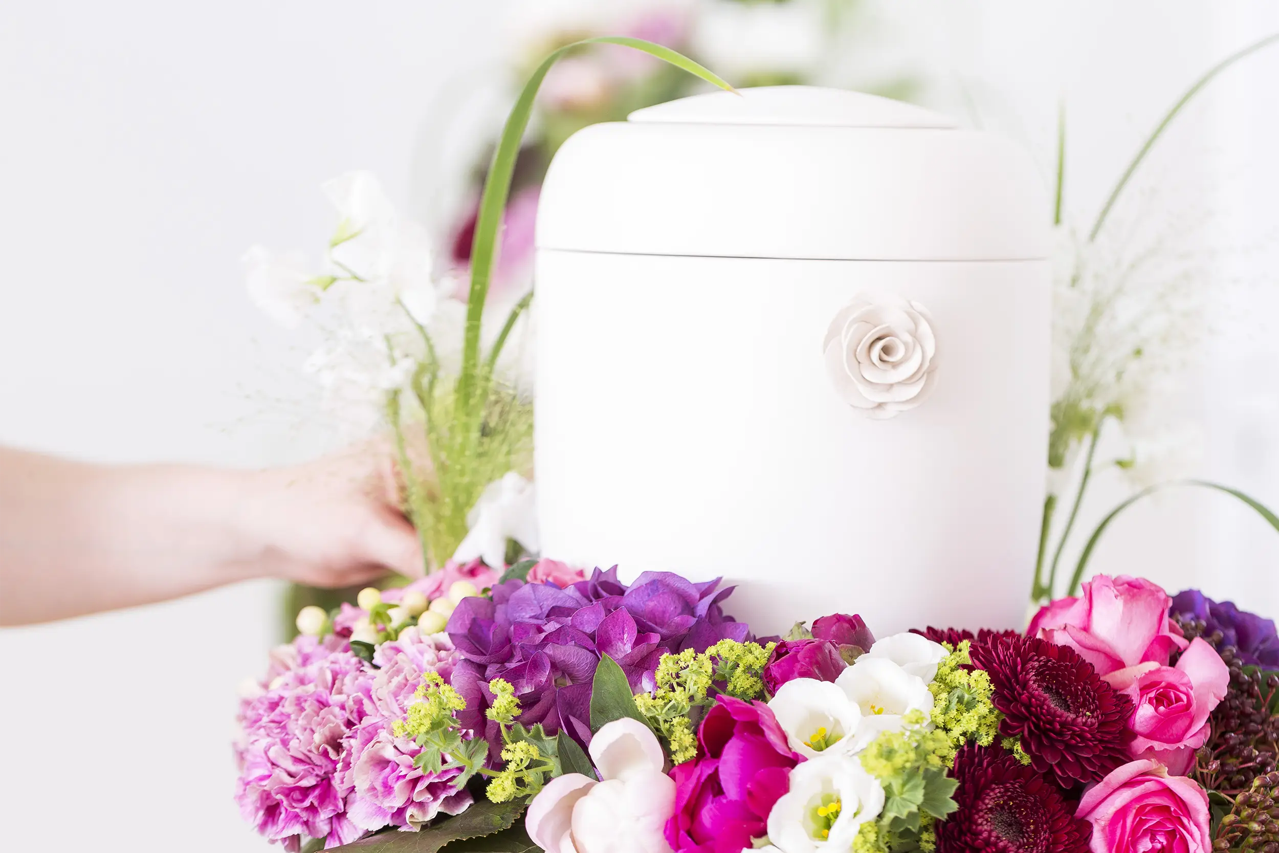 Urnenbestattung und Feuerbestattung