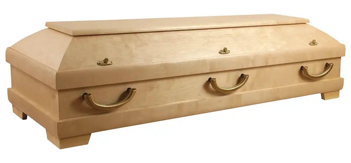 Sarg Standard Birke mit Beschlag