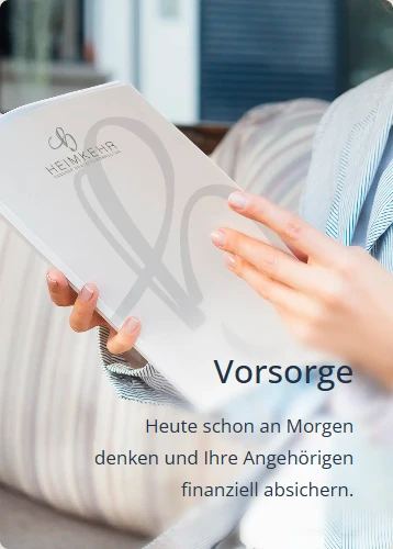 Bestattungsvorsorge - Heute schon an morgen denken